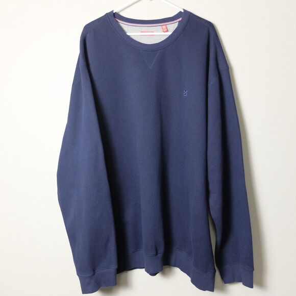 Izod Blue Long Sleeve Pullover Sweatshirt Size 4XL - Picture 1 of 7